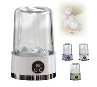 Mini Portable Underwear Washing Machine, Cordless Portable Rechargeable Mini Washing Machine for Underwear, Five-Minute Quick Clean, 1L Capacity Suitable for Cleaning knickers (White)