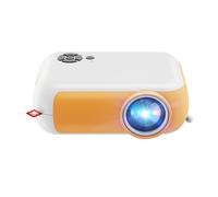 Mini Portable Video Projector LED Movie Phone Projector Home Theater 1080P Support 80 Inch Display with USB TF Input and Remote Control Available Connect with TV Box Computer Flash Disk Mobile Device
