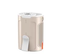 Mini Portable Waist Fan - Rechargeable with 4 Speeds & 6600RPM Powerful Airflow, Hands-Free Neck Cooling for Camping, Outdoor, Jobsite (White)