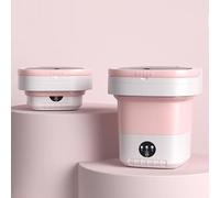 Mini Portable Washing Machine, 12L Collapsible Washing Machine, Small Foldable Smart Laundry Machine with 3 Cleaning Modes, for Baby Clothes, Underwear, Camping, RV, Travel(Green)