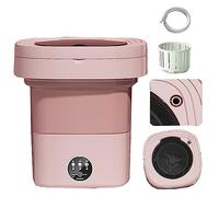 Mini Portable Washing Machine, Foldable 15L Large Capacity for Camping RV Travel, Lightweight and Easy to Carry - Small Spaces Solution