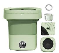 Mini Portable Washing Machine, Foldable 15L Large Capacity for Camping RV Travel, Lightweight and Easy to Carry - Small Spaces Solution