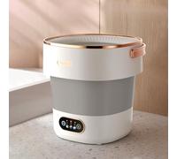 Mini Portable Washing Machine, Foldable Washer and Dryer, Upgraded Small Collapsible Washing Machine, Deep Cleaning Of Underwear,Baby Clothes,or Small Items, for Apartment,Camping,Travel(Pin