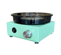 Mini Pottery Wheel, Electric Ceramic Machine, 4.9" Compact Design, Adjustable Speed 0-240 RPM, Detachable Water Basin, Mute Operation for DIY Art Crafts and Molding