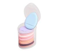 Mini Powder Puffers From - 6 Piece Small Air Sponges | Wet & Dry Use Makeup Applicators For BB Cream Foundation Concealer | Home Cosmetic Tool Set