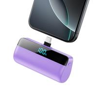 Mini Power Bank 5200mAh for iPhone 15/16,[2025 Upgraded] PD USB C Fast charging portable charger, Compact LCD Display Battery Pack Compatible with iPhone 16/16 Pro Max/15 Series,Galaxy,Android etc