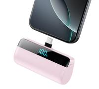Mini Power Bank 5200mAh for iPhone 15/16,[2025 Upgraded] PD USB C Fast charging portable charger, Compact LCD Display Battery Pack Compatible with iPhone 16/16 Pro Max/15 Series,Galaxy,Android etc