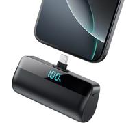 Mini Power Bank 5200mAh for iPhone 15/16,[2025 Upgraded] PD USB C Fast charging portable charger, Compact LCD Display Battery Pack Compatible with iPhone 16/16 Pro Max/15 Series,Galaxy,Android etc