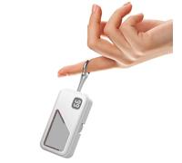 Mini Power Bank,Power Emergency Pod with Key Chain,Portable Portable Charger,USB C In & Out Fast Charging Mini Battery Pack for Smart Phones (White-5000mAh)