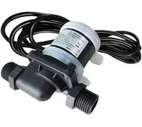 Mini Power Small Pump DC 12V/24V Micro Submersible Water Pump - Low Noise Solar Brushless Pump for Aquariums, Fountains(24V)