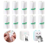 Mini Printer Sticker Paper Roll Thermal Printer 57 x 25mm Thermal Paper for Children Self-Adhesive for Kids Instant Camera 10 Rolls