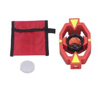 Mini Prism Surveying Total Station Engineering Measurement Tool Constant -30mm Offset Fall Resistant Red Yellow ABS Material Tunnel Subway Mine Highway Detection