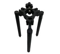 Mini Prism Tripod, Aluminum 10" Legs Mini Bipod Tripod Accepts Prism Pole Survey Pole OR Surveying Prism & Prism Rod