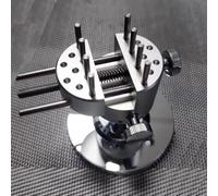 Mini Profile Bench Vise,360° Rotatable Clamp for Gundam,Warhammer 40k,Military Figures,Silver,Tq-01