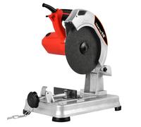 Mini Profile Cutting Machine 0-45 Degrees Table Cutter Mini Electric Saw Table Saw for Cutting Metal Wood Plastic 2 Blade