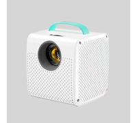 Mini Projector, 1080P Support, Book Projector for Reading, Portable Projector with Handle, USB/HDMI Connection, 50 ANSI, 20"-70" Screen Video Projector for Laptop/PC/Smartphone