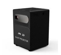 Mini Projector, 2500 Lumens LED Portable Projector, Support 1080P 4K 3D Moives Android 9.0 Wifi Theater Projetor for Outdoor Travel (4G 64G Black Color,UK Plug)