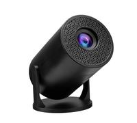 Mini Projector,4K 1080P Support Portable Projector 180° Rotatable,With WIFI 6 and Bluetooth mini Projector,130'' Screen Movie Projector Auto Vertical Correction, for Laptop, PC, Smartphone (Black)