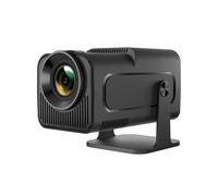 Mini Projector 4K 1080P Support,Portable Projector WiFi6 BT 5.0 Android 11,Smart Projector Auto Horizontal Correction,180°Rotatable Outdoor Movie Projector Compatible for Phone (Black 300ANSI)