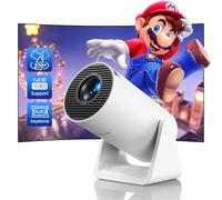Mini Projector【Auto Keystone & Short Throw】20000 Lumen WiFi Bluetooth Portable Phone Projector 4K Full HD 1080P Supported, WiMiUS 270° Rotatable Outdoor Home Cinema Video Projector for TV Stick/PS5