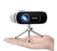 Mini Projector【Auto Vertical Keystone 】TOPTRO Portable Projector FHD 1080P, Smart Projectors with 20000 Lumen WiFi 6 Bluetooth, Small Video Projectors for Home Cinema, Bedroom, Outdoor, Kids Gifts