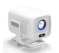 Mini Projector [Embedded App] Auto Focus Portable Video Projector 4K UHD WiFi 6 BT5.2 Home Theater Wall Movie Portable Keystone Compatible with iOS/Android/TV Stick/PS5/Xbox Low Latency 180° Rotatable