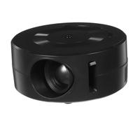 Mini Projector for Phone with Built-in Speaker, 320x180p | ABS Body, Black Finish, USB Flash Drive Support, for Home Use, Camp Movie Viewing and Wired Setup