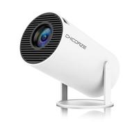 Mini Projector HY300 PRO Portable Projector Support 4K 1080P with Dual Band WIFI6 5G Wireless 5.2 Bluetooth Android 11.200ANSI Auto Keystone Correction 35"-130" Screen