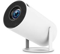 Mini Projector, Lumen Full Support 4K 1080P Decoding Portable Projector with Band WiFi6 5.0 Bluetooth, and Android 11.0 Projector for Laptop, PC & Smartphone.