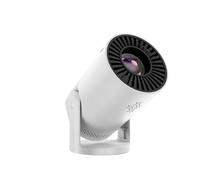 Mini projector, Projector WiFi6 and BT5.2, Portable projector 4K supports Android 11.0, 180° rotatable, Automatic keystone correction, 130-inch display and 50% zoom, Outdoor projector (new upgrade