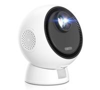 Mini Projector, Smart Projector with Wifi and Bluetooth, Auto Focus, Built-in Android System, HiFi Speaker, Support 4K 1080HD Decoding , Portable Projector, Great for Meeting