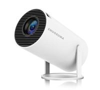 Mini Projector,Support 4K 1080P Portable Projector with Dual Band WIFI6 5G Wireless 5.0 Bluetooth Android 11, 200 ANSI Lumens, 180° Rotatable, Auto Keystone Correction, 35"-130" Screen Video Projector