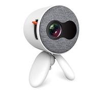Mini Projector Supports Mobile Phone with The Same Screen 1080P Multimedia Projector Video Player Children Gift with TV Stick Laptop DVD Xbox PS3 PS4,White