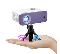 Mini Projector, VOPLLS WiFi Bluetooth 1080P Full HD 15000L Video Projector Portable Outdoor Home Theater Movie Projector, 50% Zoom, Compatible with HDMI, USB, AV, Smartphone/Tablet/Laptop/PC/TV Box