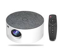 Mini Projector Wireless Portable Movie Projectors 20000hrs Lamp Life Support 100inches Display Same Screen Technique Built-in Speaker for Music/e-book/Picture with USB/Multimedia Interface for