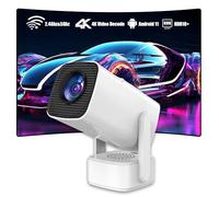 Mini Projector with HDMI, 150 ANSI Lumens, 1280x720P Resolution, Portable Movie Projector for Bedroom, Home Theater, and Outdoor Use, projector with speaker(white)