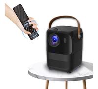 Mini Projector with HDMI, 150 ANSI Lumens, 600P Resolution, Portable Projector for Bedroom, Home Theater- Compact Design, 1+8GB, Android OS (BLACK)