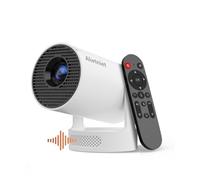 Mini Projector with Speaker, 4K Support Projector for Bedroom Portable Smart Projectors WiFi 6 Bluetooth 5.4, Auto Vertical Keystone 180°Rotatable for Laptop, PC, Mobile Phone (Android OS 14.0)