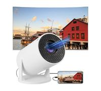Mini Projector with Wi Fi and Bluetooth, 1080P Full HD 4K Portable Video Projector with Remote Control, 180 Smart Projector with Android 12.0, for Outdoor/Home Theater/Meeting