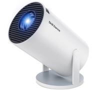 Mini Projector with WIFI 6 and 5.3 Bluetooth, Portable Projector 210° Rotatable Support with Full HD 4K & Auto Vertical Keystone Correction, 35“-130” Screen Movie Projector for Laptop/PC/Smartphone