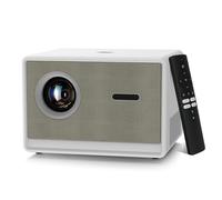 Mini Projector with WIFI 6 and Bluetooth, 4K 1080P Support Portable Projector 180° Rotatable 130'' Screen Movie Projector Auto Keystone Compatible for Laptop, PC, Smartphone