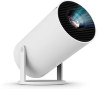 Mini Projector with WIFI 6 and Bluetooth, 4K 1080P Support Portable Projector 180° Rotatable 130'' Screen Movie Projector Auto Keystone Compatible for Laptop, PC, Smartphone