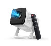 Mini Projector with WiFi and Bluetooth, Native 720P, 200ANSI Portable Projector, Android 14 Smart System, Auto Keystone Correction, 210° Rotatable Video Projector Compatible with HDMI/USB/TV Stick