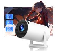 Mini Projector with WiFi and Bluetooth, Portable Projector Full HD 4K Support Android 11.0 with Automatic Vertical Keystone Correction 270° Rotation for home/bedroom