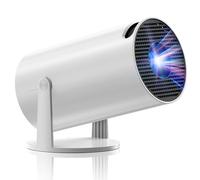 Mini Projector with WiFi and Bluetooth, Portable Projectors Support 4K, Automatic Keystone Correction 220° Rotation Android 11.0 Smart Projector, Outdoor Projectors for Bedroom Home Cinema