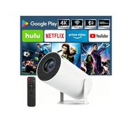 Mini Projector with WiFi & Bluetooth, SUMTAB 2026 Upgraded Portable Projector, 1080P & 4K Support Video Projector, Smart Projector for Home Outdoor, Compatible with iOS/Android/Windows