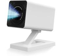 Mini Projector with WIFI 6 and Bluetooth, 4K 1080P Support Portable Projector 200'' Screen Movie Projector Auto Keystone Compatible for Laptop, PC, Smartphone