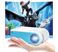 Mini Projectors, Nasin Video Projector 1080P Supported Portable Outdoor Movie/Home Theater, Compatible with TV Stick/iOS/Android Phone/Laptop, HDMI/USB