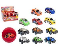 MINI PULL BACK RACERZ IN 65CM SURPRIZE BALLZ 12 ASSORTED - (1x Random)