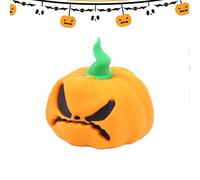 Mini Pumpkins - 3.6 inches Pumpkin Ornaments for Indoor Outdoor Use, Lightweight Festive Design with Adorable Build, Halloween Ghost Pumpkins for Tabletop Porch Mantel Garden Offices
